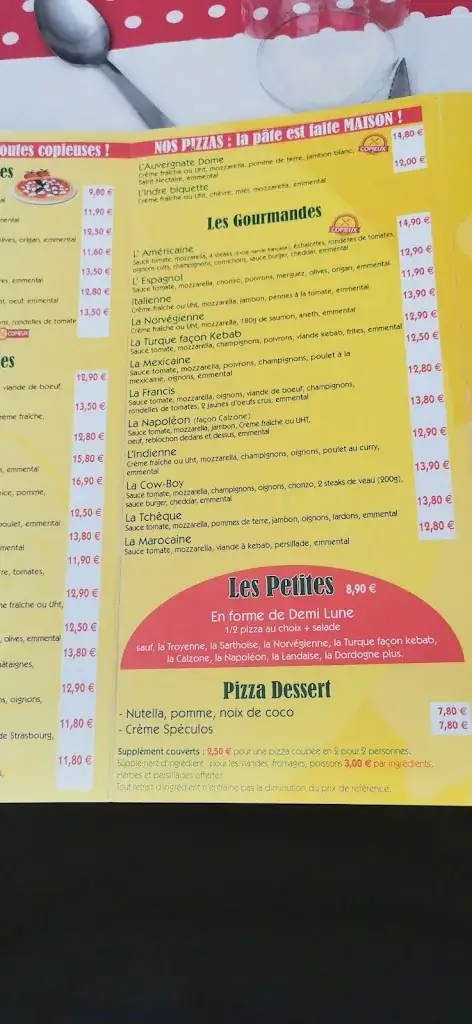 Menu_CHEZ FRANCIS_Oradour-sur-Glane_image_4