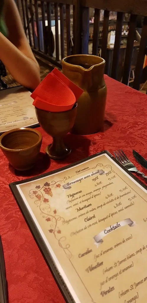 Menu_Auberge Médiévale Vallicella_Saint-Gence_imagen_2