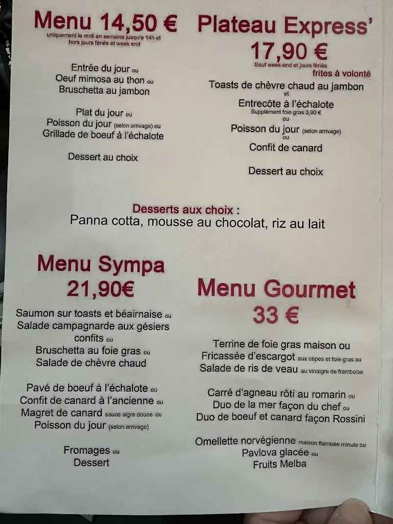 Menu_La Roma_Parempuyre_image_2