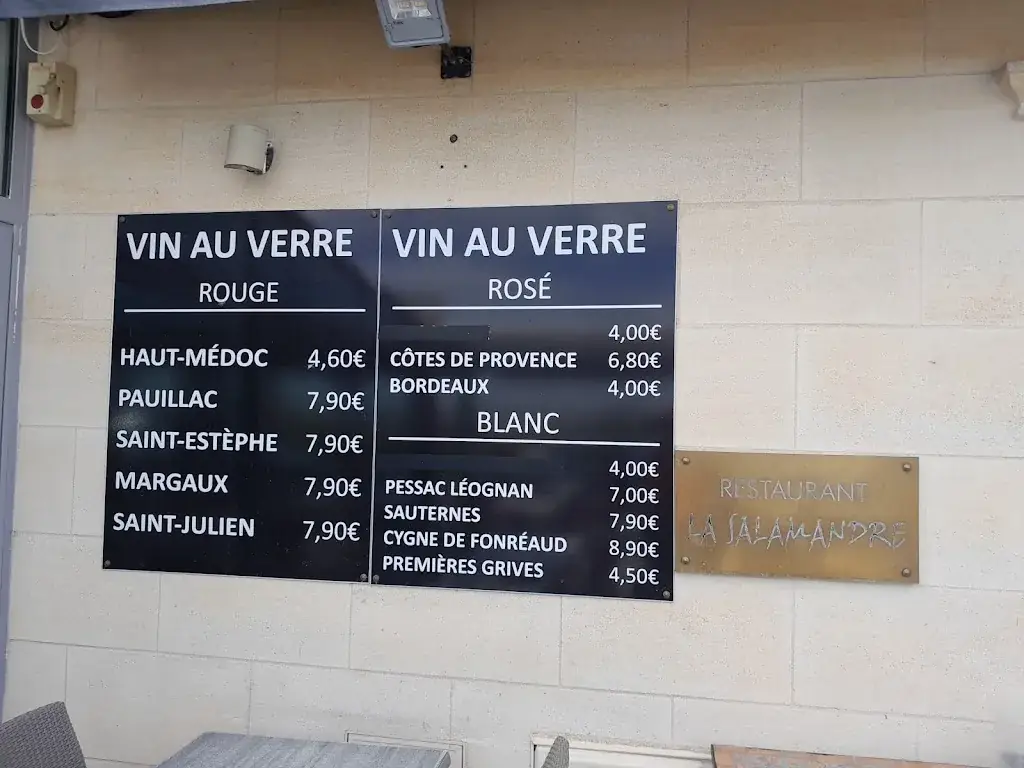 Menu_La Salamandre_Pauillac_image_1