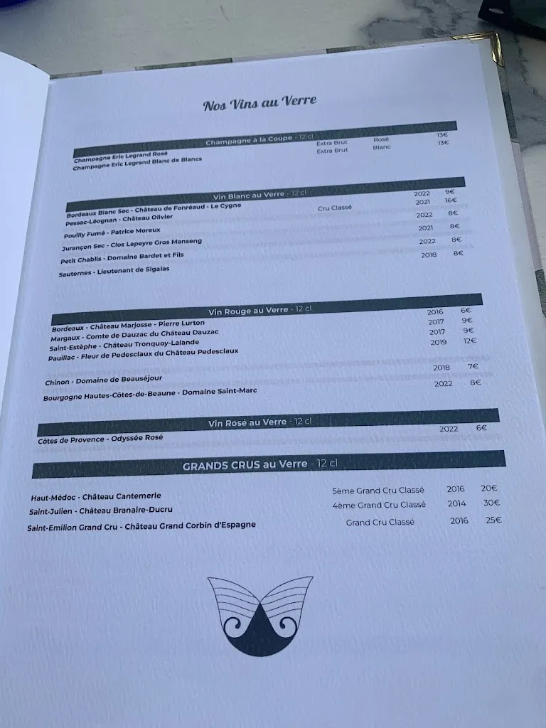 Menü_Le Bistro des Vignes_Pauillac_Bild_2