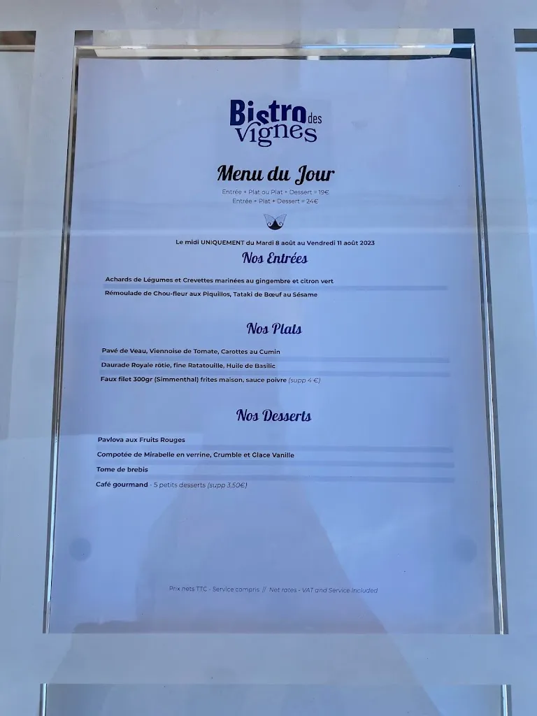 Menü_Le Bistro des Vignes_Pauillac_Bild_4