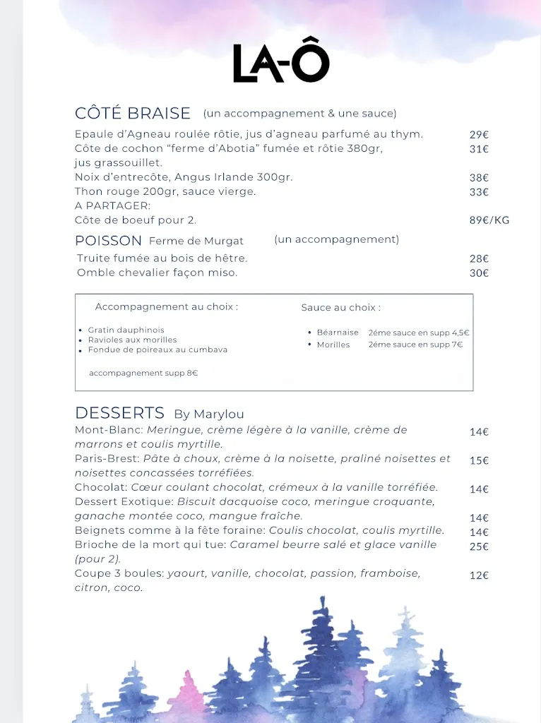 Menu_La-Ô La Clusaz_Clusaz_image_1