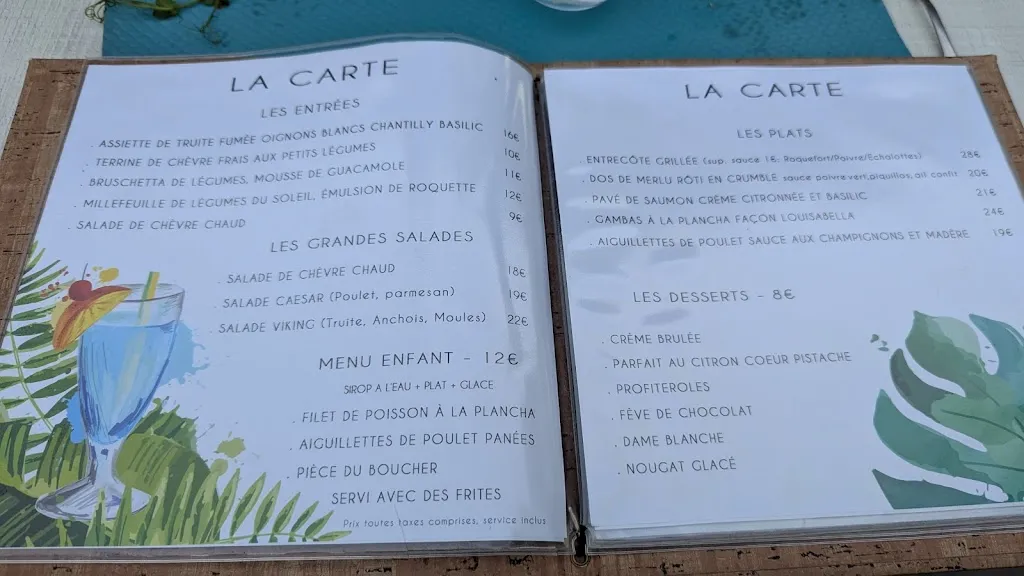 Menu_Le Louisabella - Restaurant du Lac de BIRON - ORTHEZ_Orthez_image_3