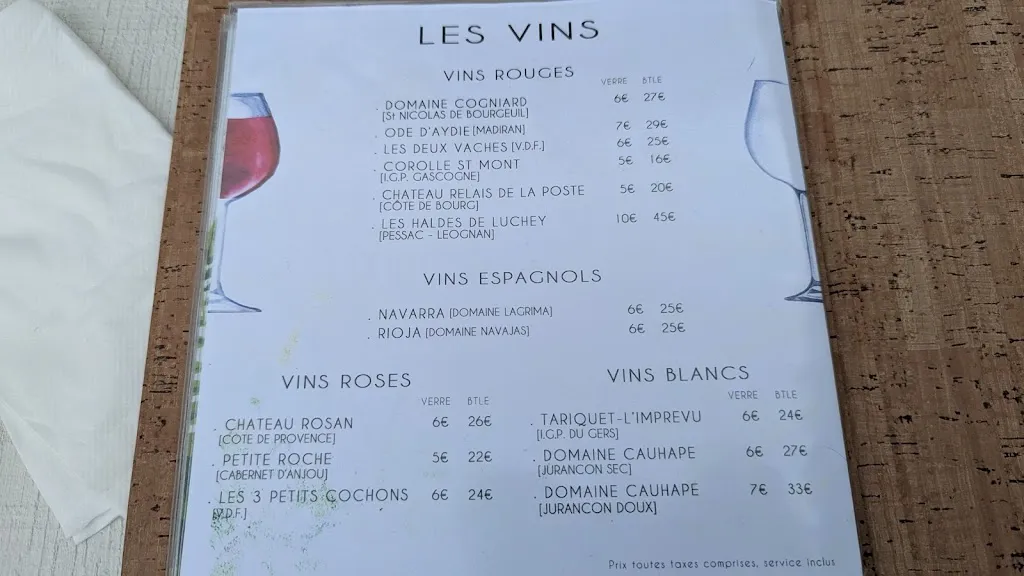 Menu_Le Louisabella - Restaurant du Lac de BIRON - ORTHEZ_Orthez_image_4