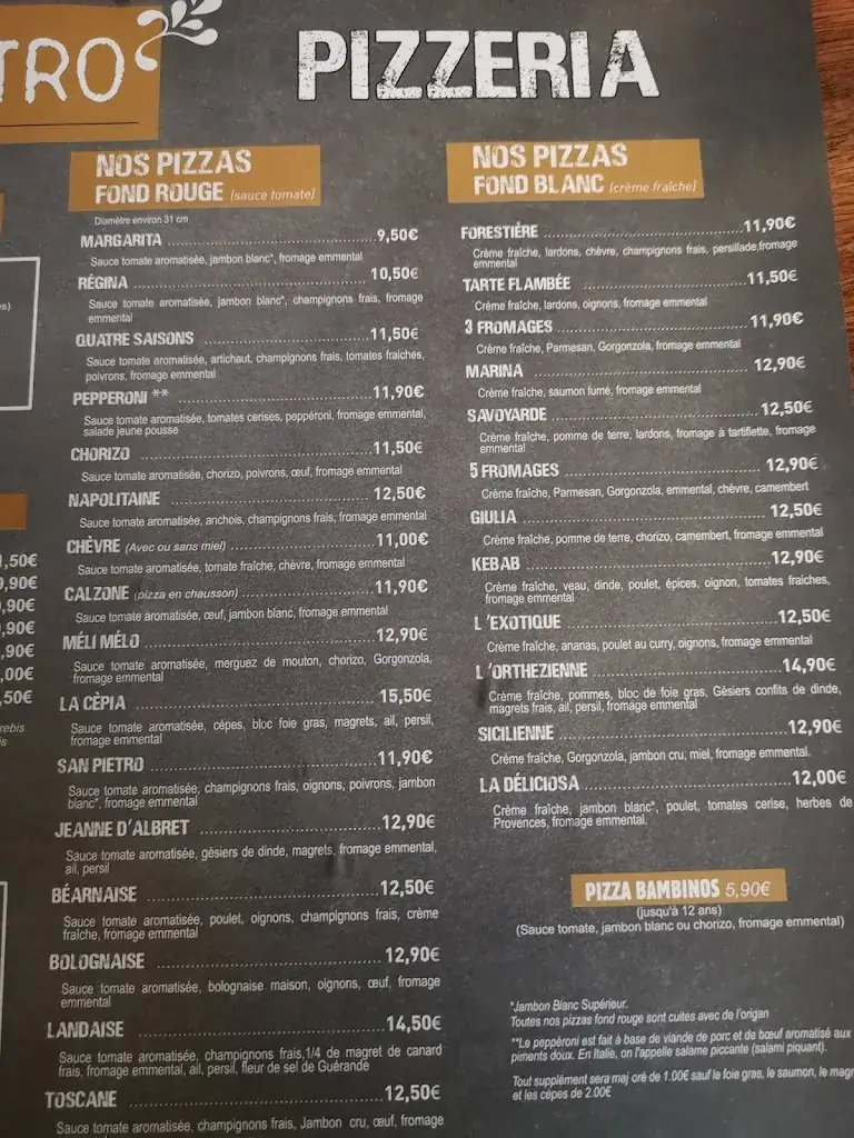 Menu_Pizzeria San Pietro_Orthez_image_2