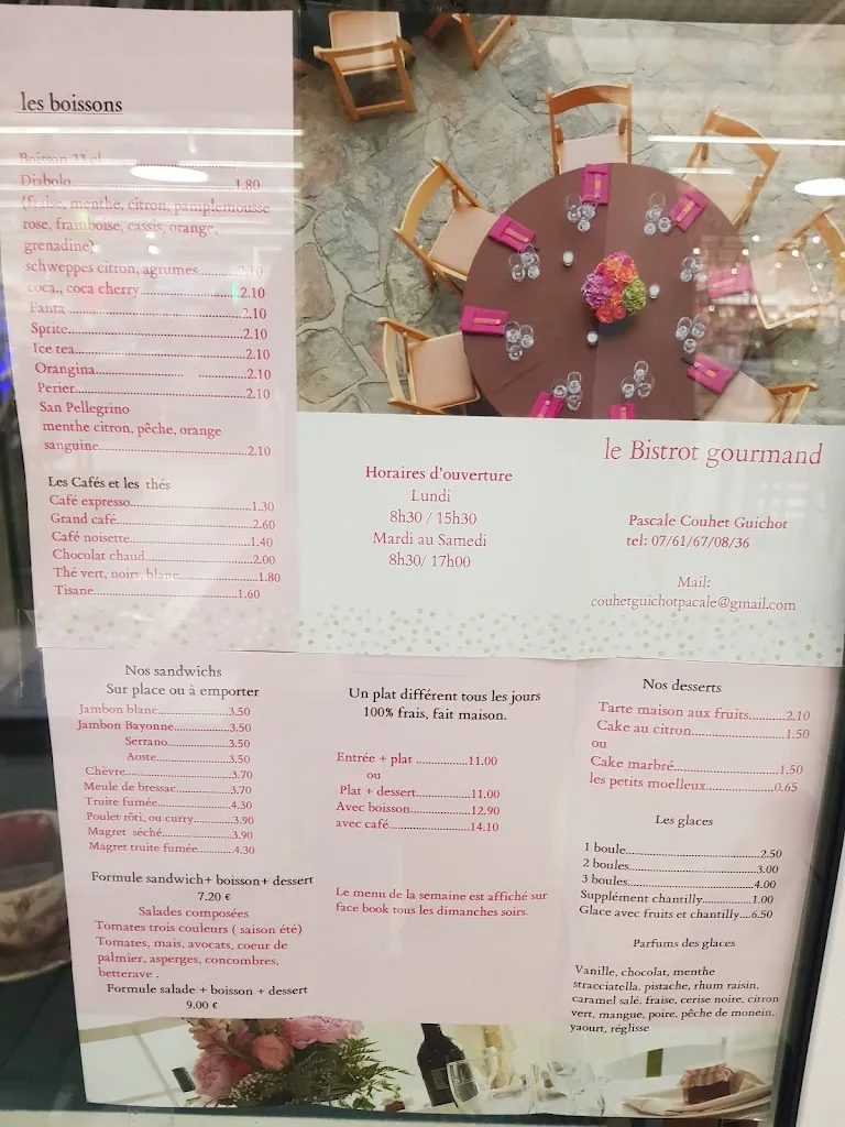 Menü_The gourmet bistro_Orthez_Bild_1