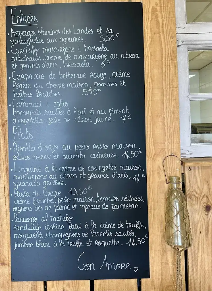 Menu_Grazie Trattoria_Parentis-en-Born_image_1
