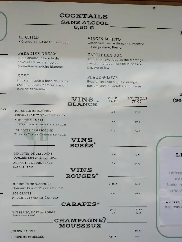 Menu_Le Chill' - Restaurant Pizzeria_Parentis-en-Born_image_1