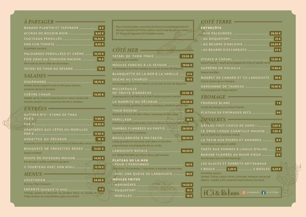 Menü_Ici et là-bas_Chambon-sur-Lignon_Bild_2