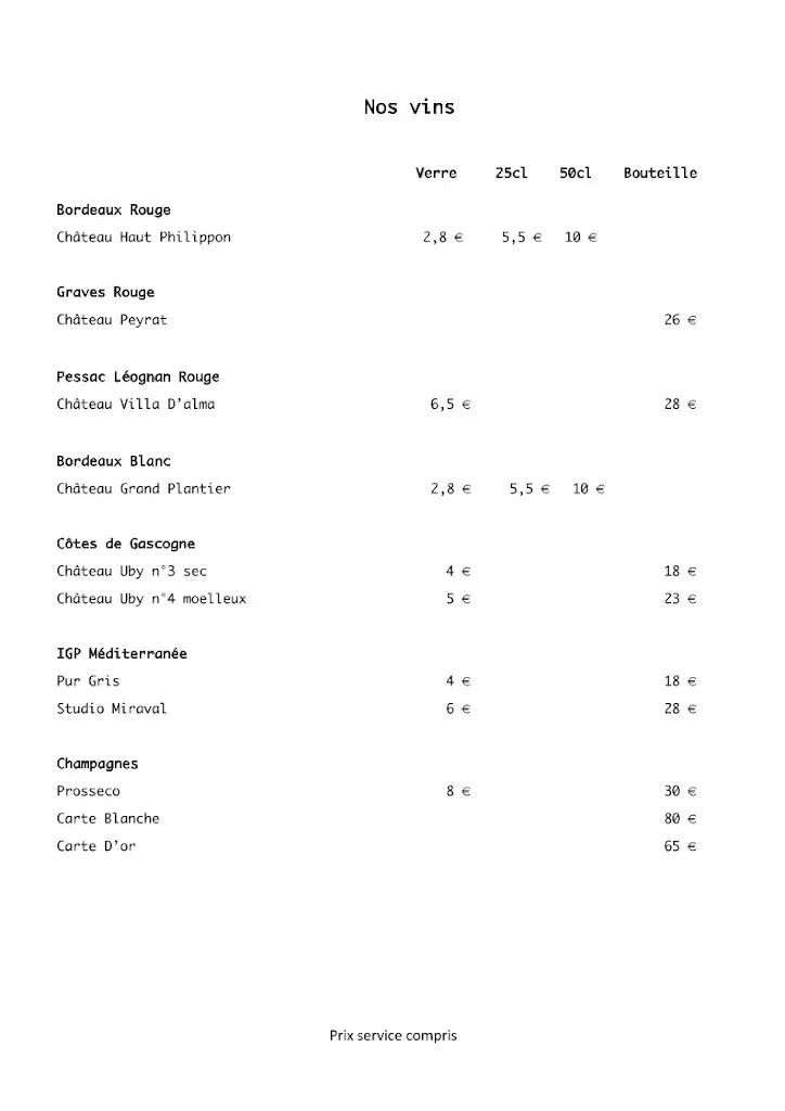 Menu_Les Tontons de l'Arriu_Pissos_image_2