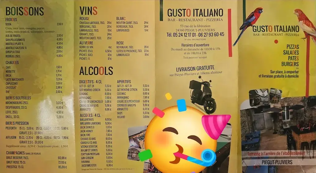 Menu_Gusto Italiano_Piégut-Pluviers_image_2