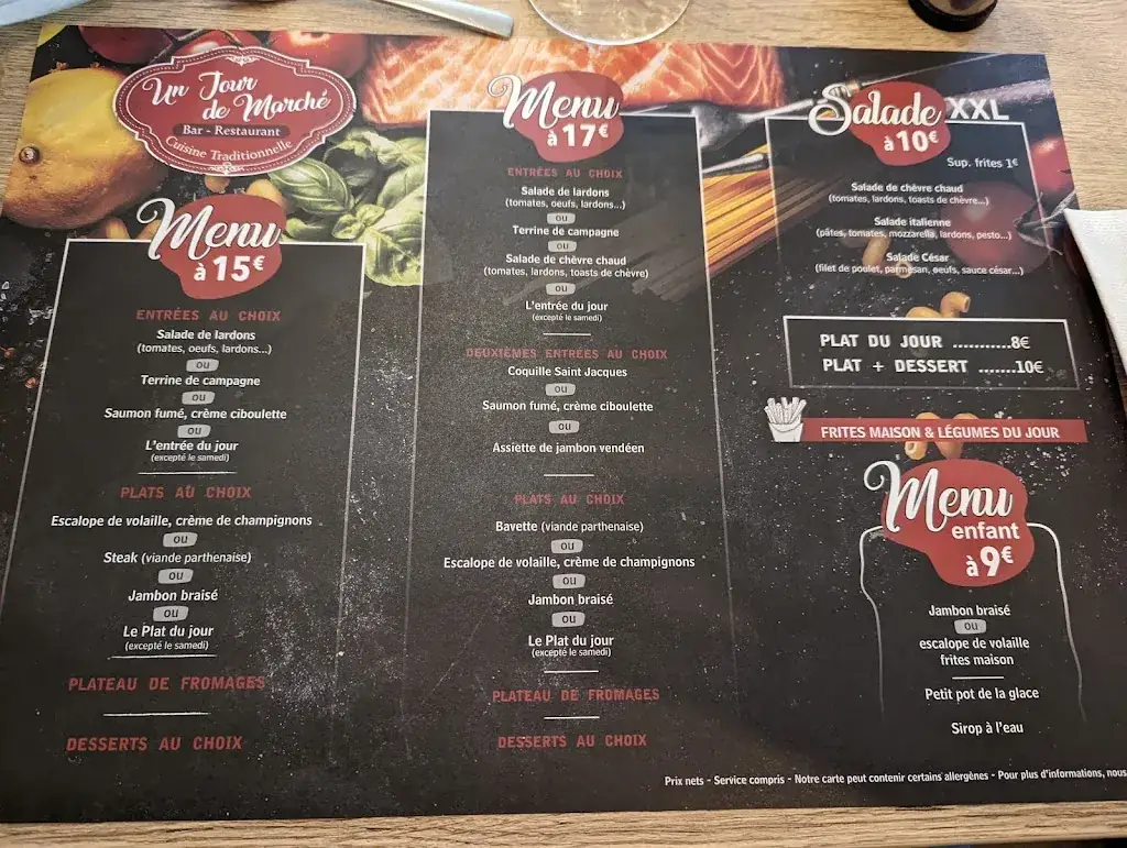 Menu_Un Jour de Marché_Pompaire_image_1