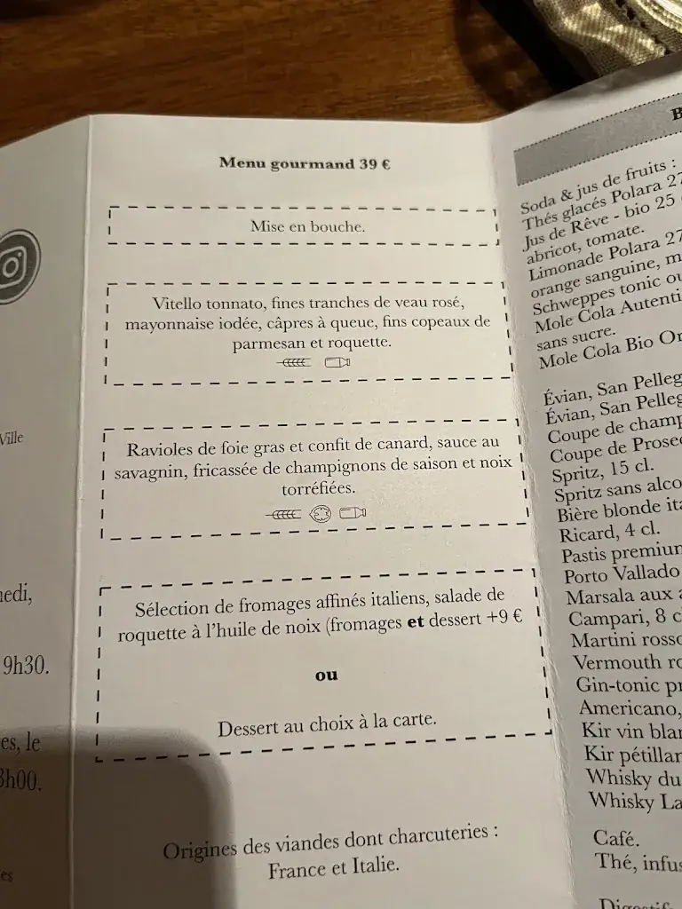 Menu_Café Louise restaurant - Périgueux_Périgueux_image_1