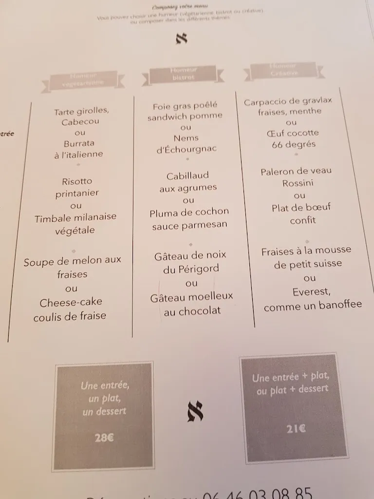Menu_66 Degrés_Périgueux_image_1