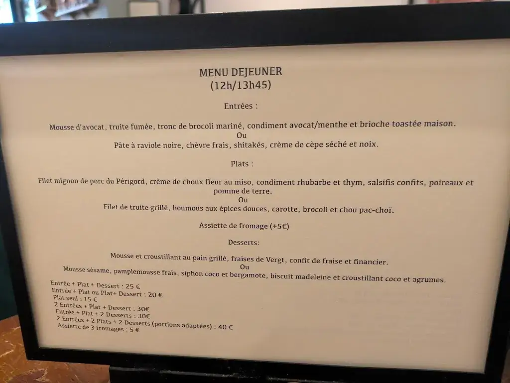 Menu_Restaurant Oxalis_Périgueux_image_2