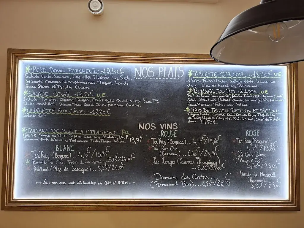 Menu_Le bouche à oreille_Périgueux_image_1