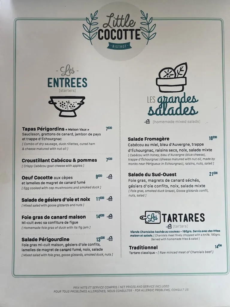 Menu_Little Cocotte_Périgueux_image_3