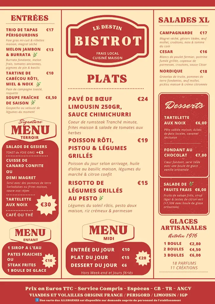 Menu_Le Destin - Bar à Tapas & Cocktails, Afterwork à Périgueux_Périgueux_image_2