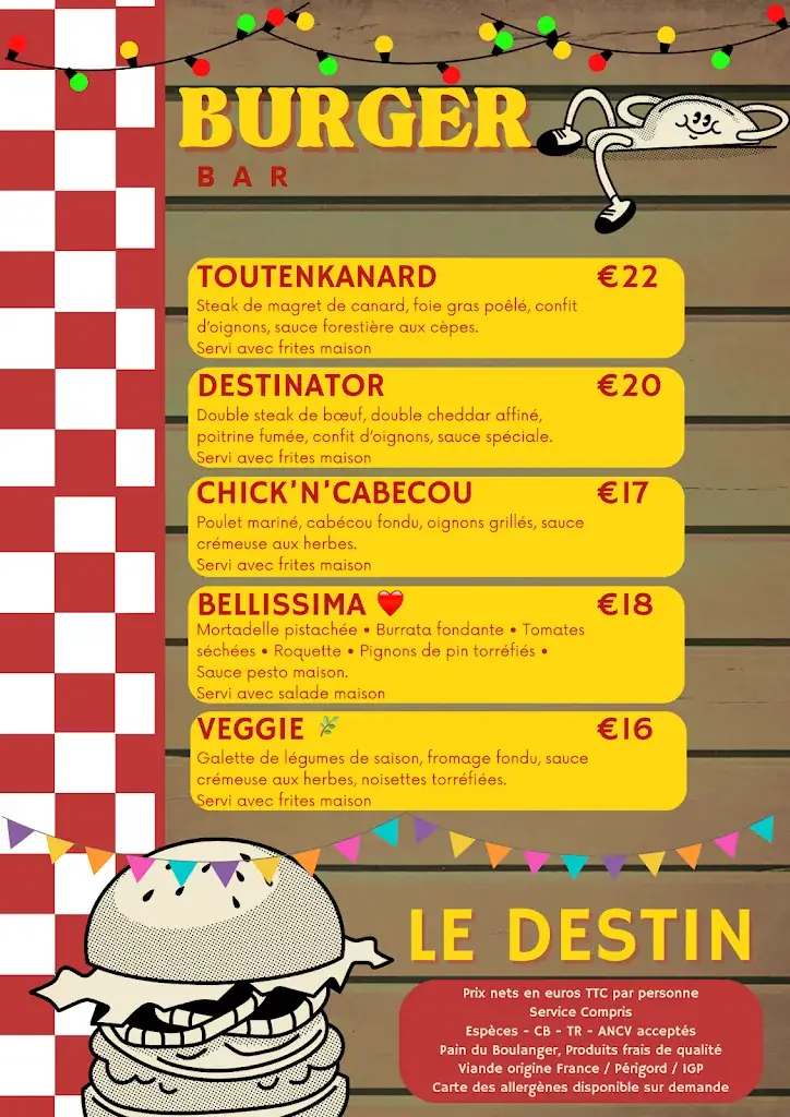 Menu_Le Destin - Bar à Tapas & Cocktails, Afterwork à Périgueux_Périgueux_image_4