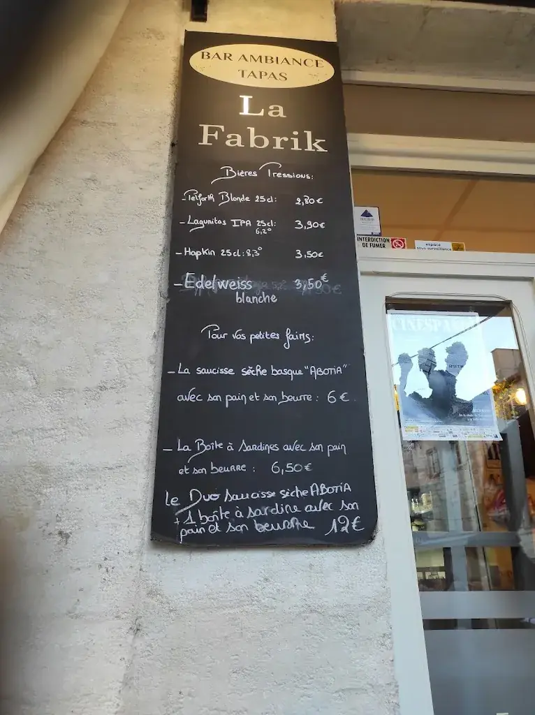 Menu_La Fabrik_Périgueux_image_2