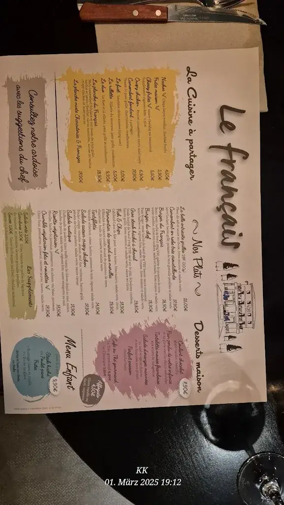 Menu_Le Français_Pons_image_1