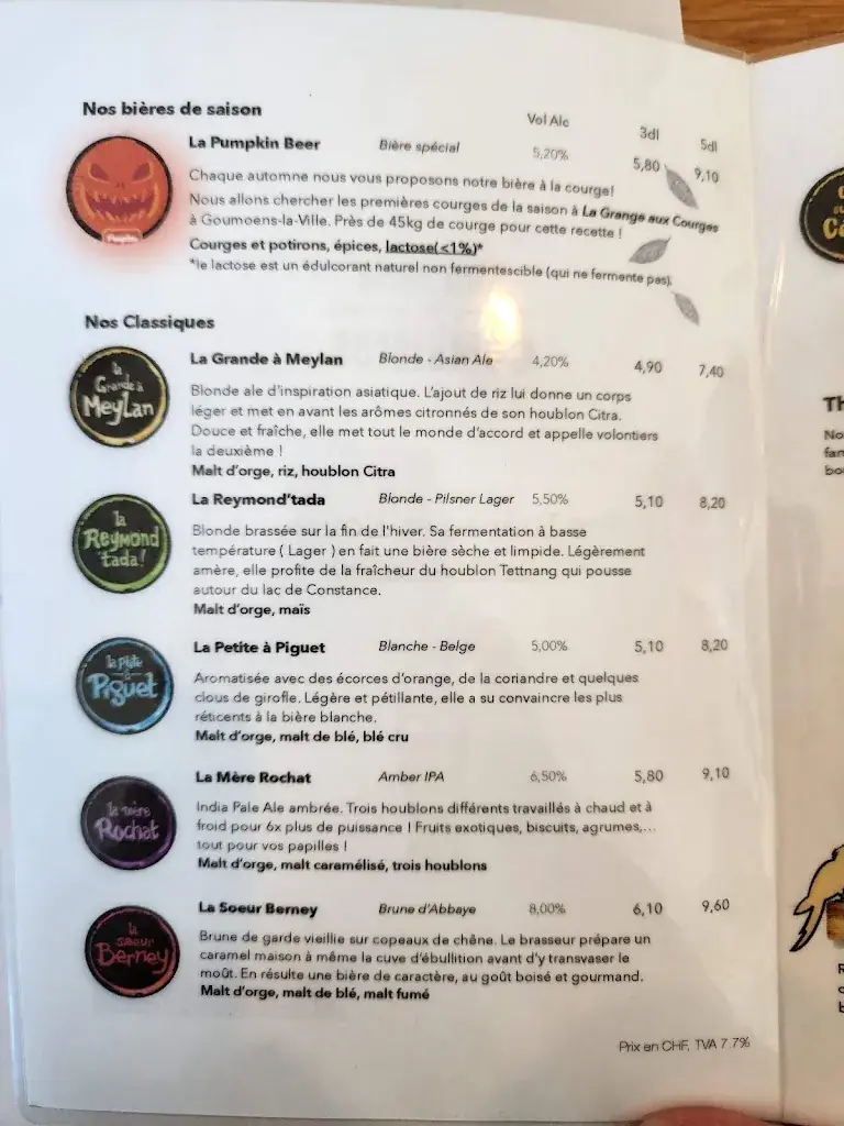 Menu_Brasserie des Combières_Pont_image_4