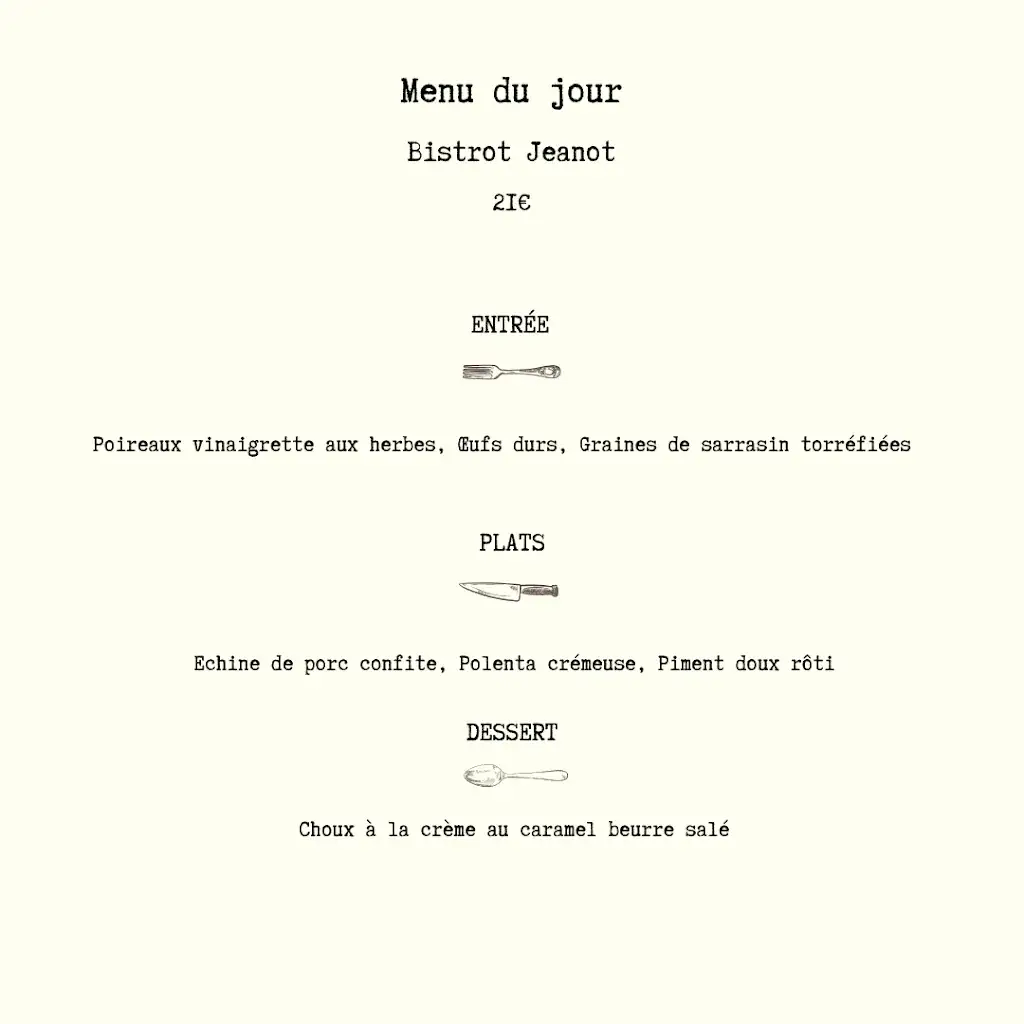 Menu_Le Bistrot Jeanot_Pontenx-les-Forges_image_2