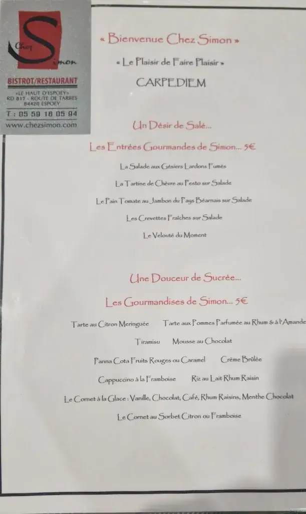 Menu_Chez Simon_Espoey_image_1