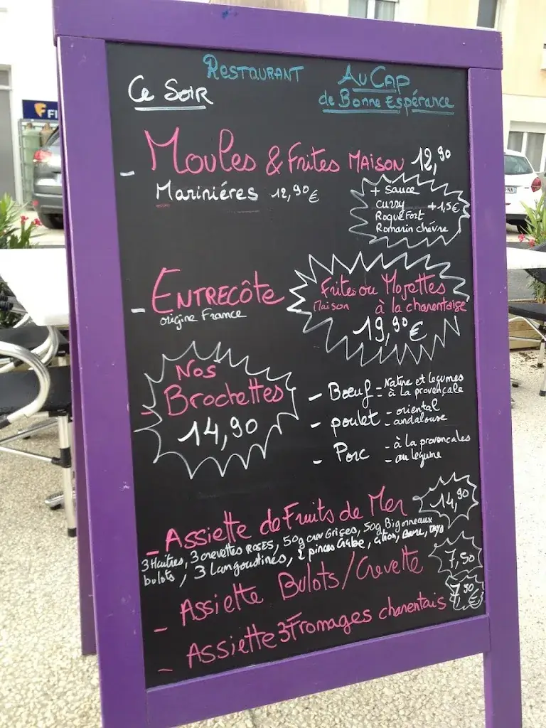 Menu_Au Cap de Bonne Espérance_Port-des-Barques_image_3