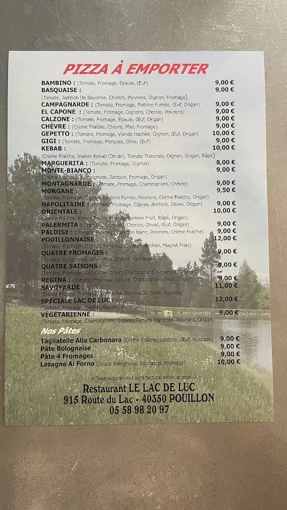 Menu_le lac de luc_Pouillon_immagine_3