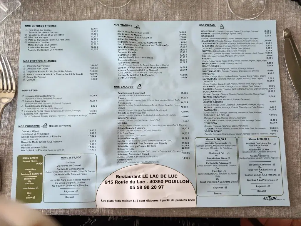 Menu_le lac de luc_Pouillon_immagine_4