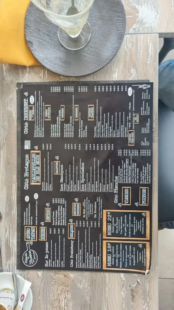 Menu_Crêperie Restaurant du Fronton_Pouillon_image_1