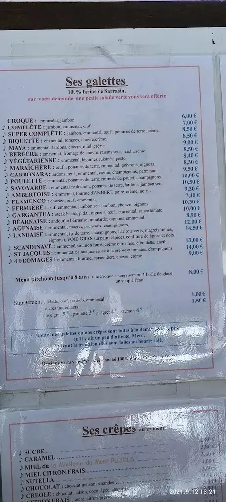 Menu_Pianothé Crêperie - Restaurant_Pujols_immagine_3