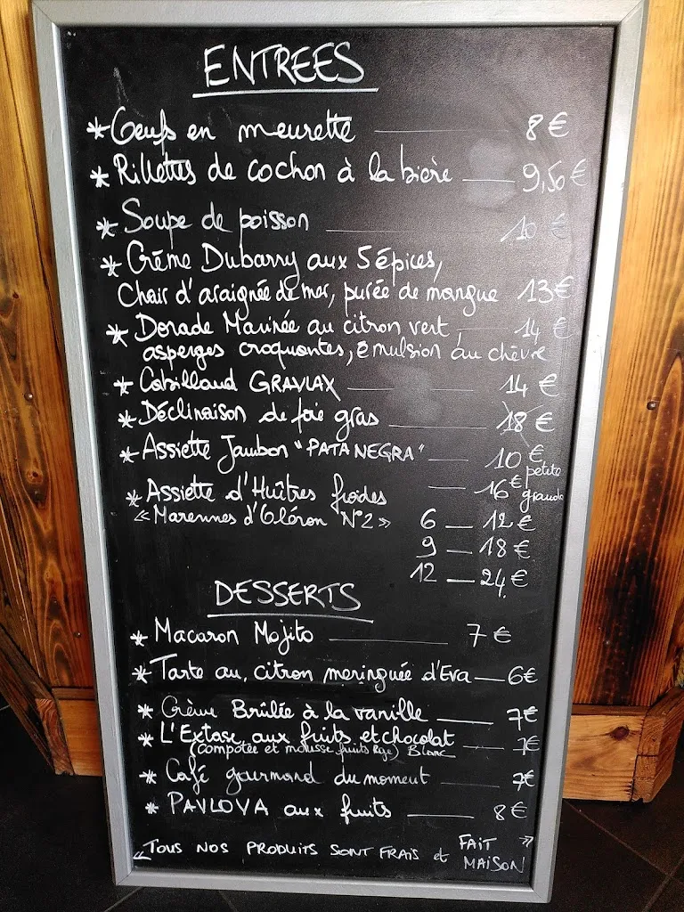Menu_Restaurant La Maison - Rauzan_Rauzan_image_3