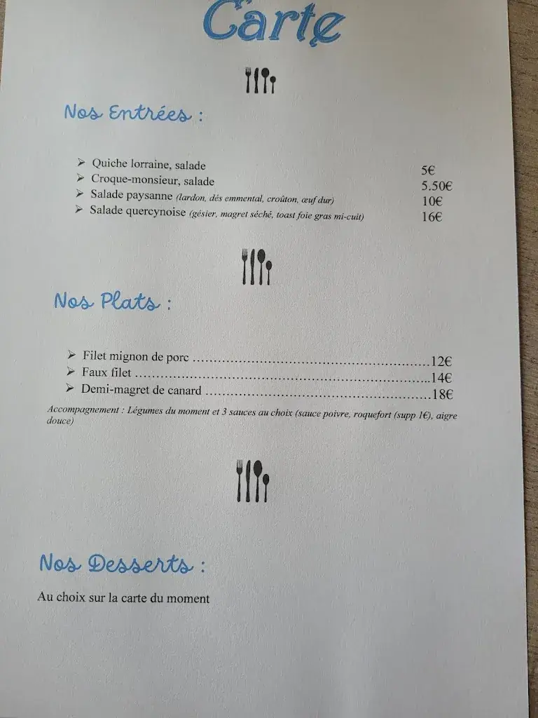Menu_Restaurant les 3 Arches à Razes_Razès_image_4
