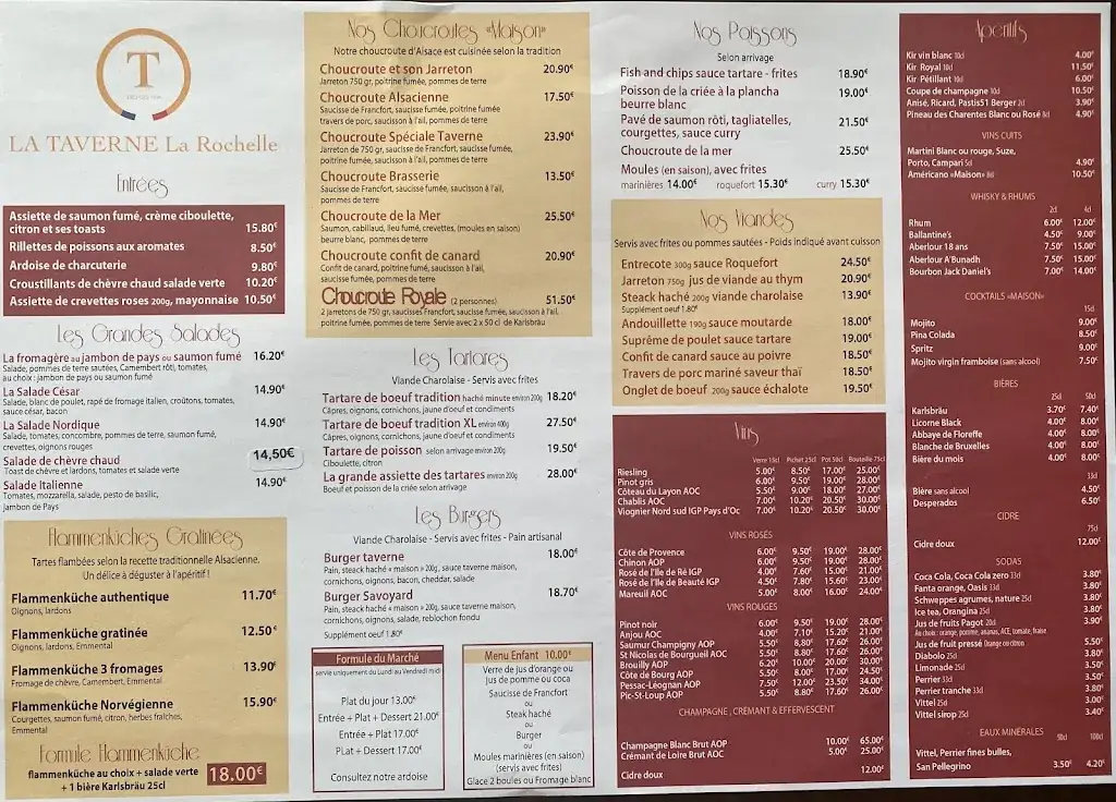 Menu_La Taverne Puilboreau_Puilboreau_image_1