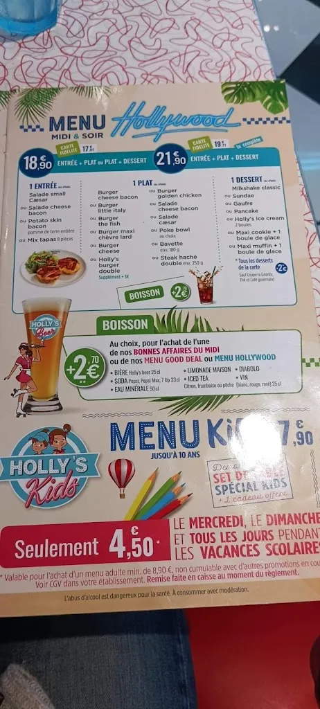 Menu_Holly's Diner_Puilboreau_immagine_1