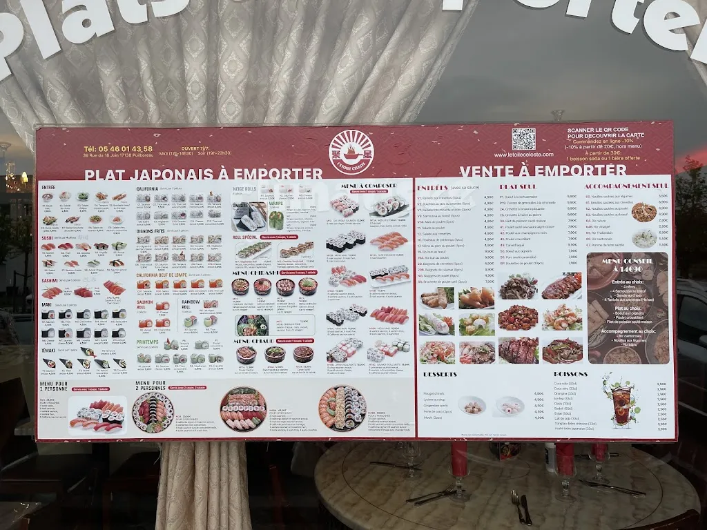 Menu_L'Etoile Céleste_Puilboreau_image_2