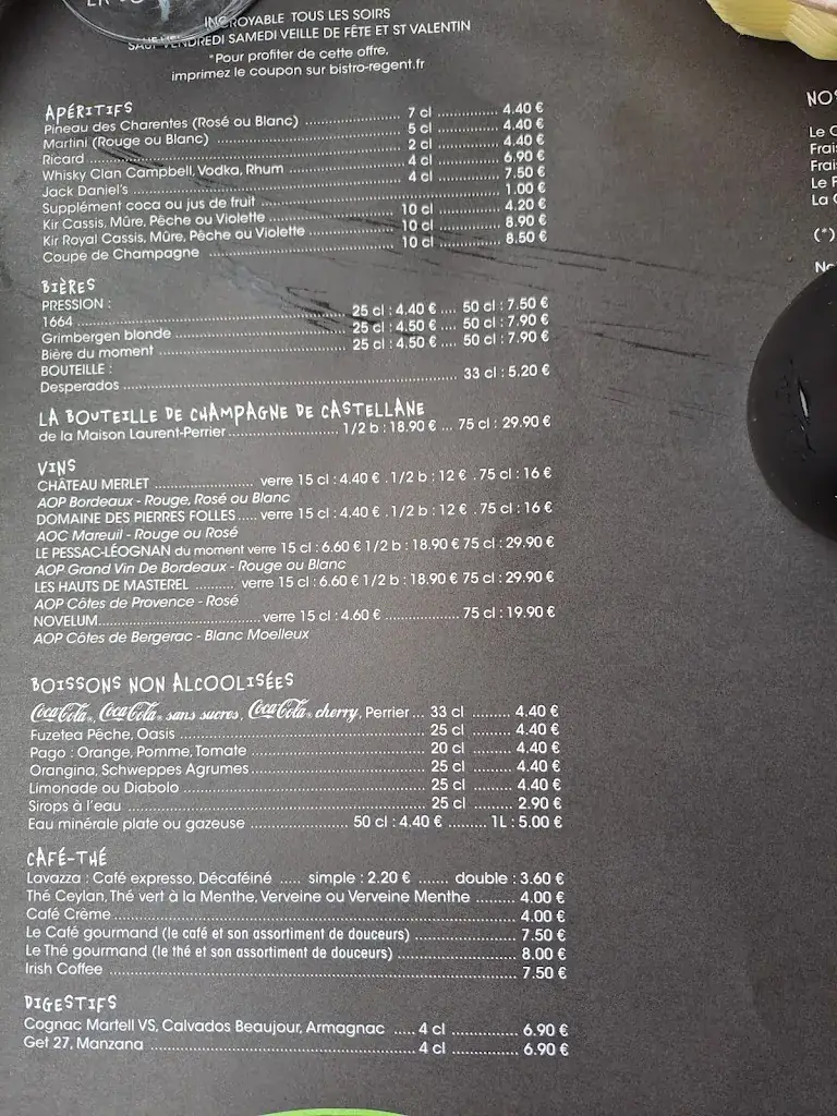 Menu_Bistro Régent PUILBOREAU_Puilboreau_image_3