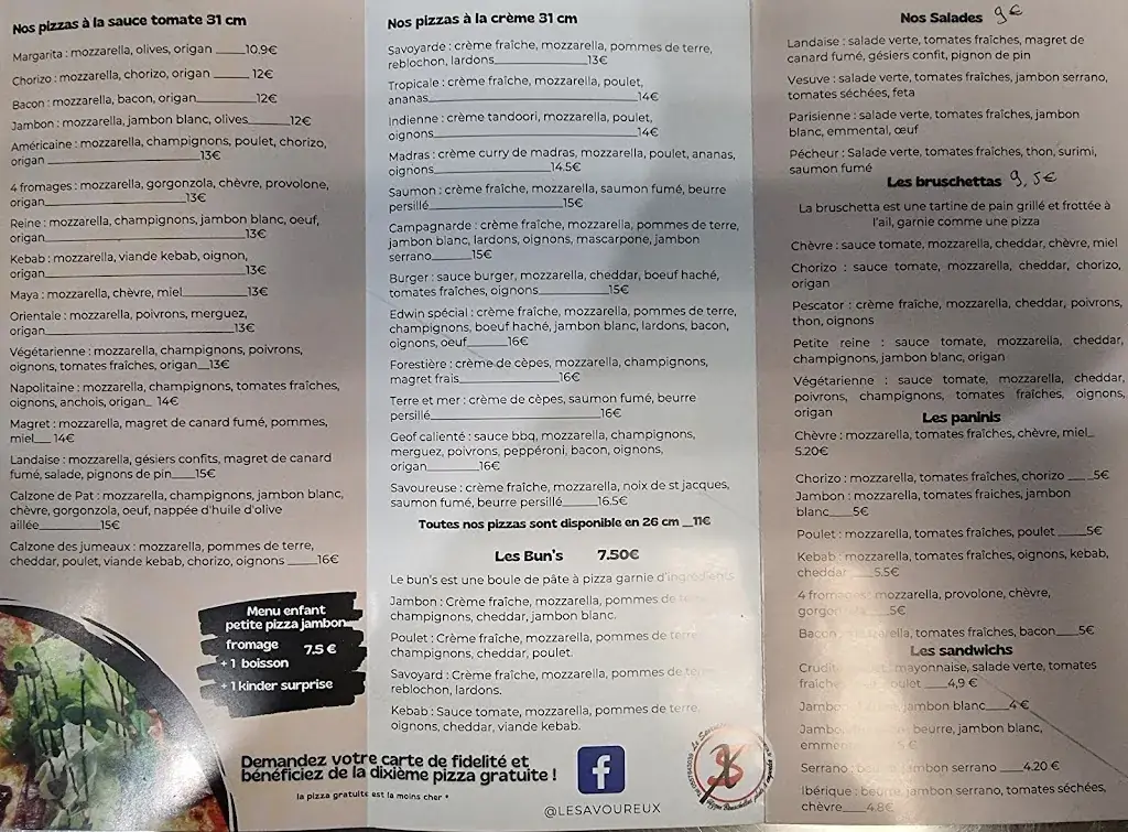 Menu_Le Savoureux_Reignac_image_1