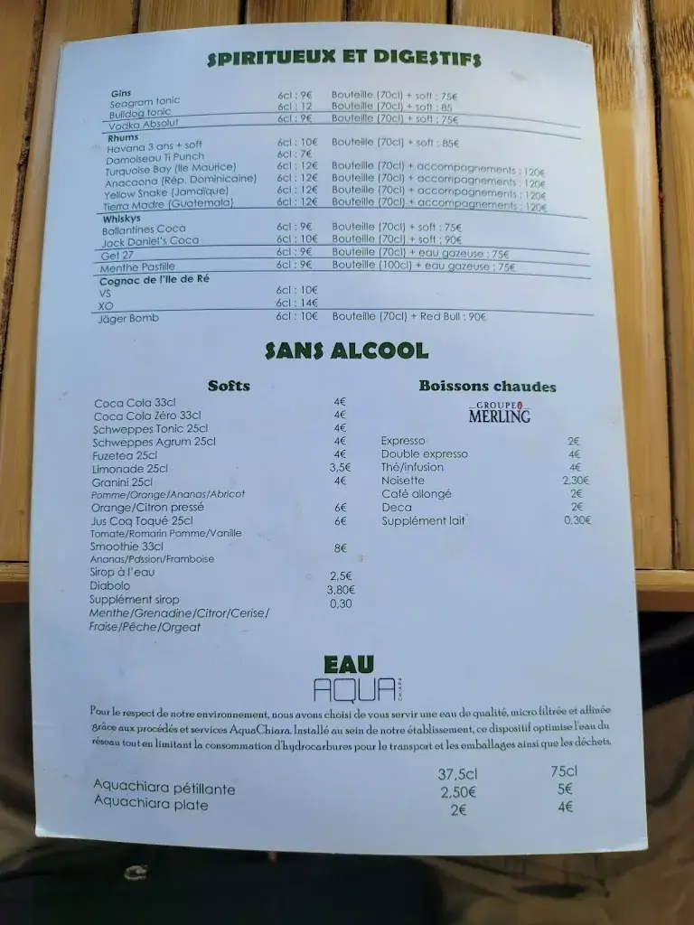 Menu_La Plage_Rivedoux-Plage_image_3