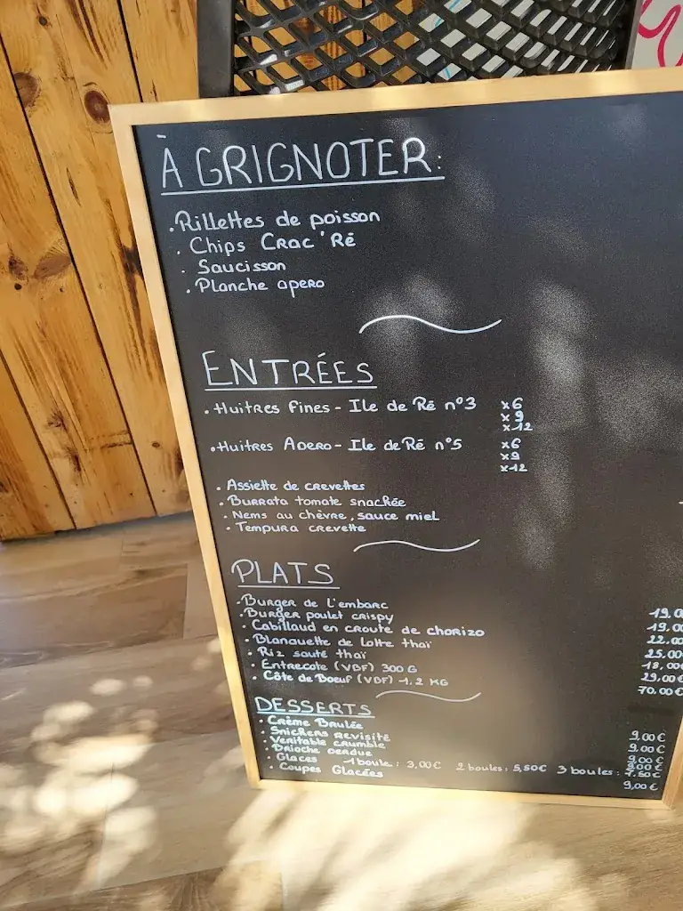 Menu_L'Embarcadère_Rivedoux-Plage_image_1