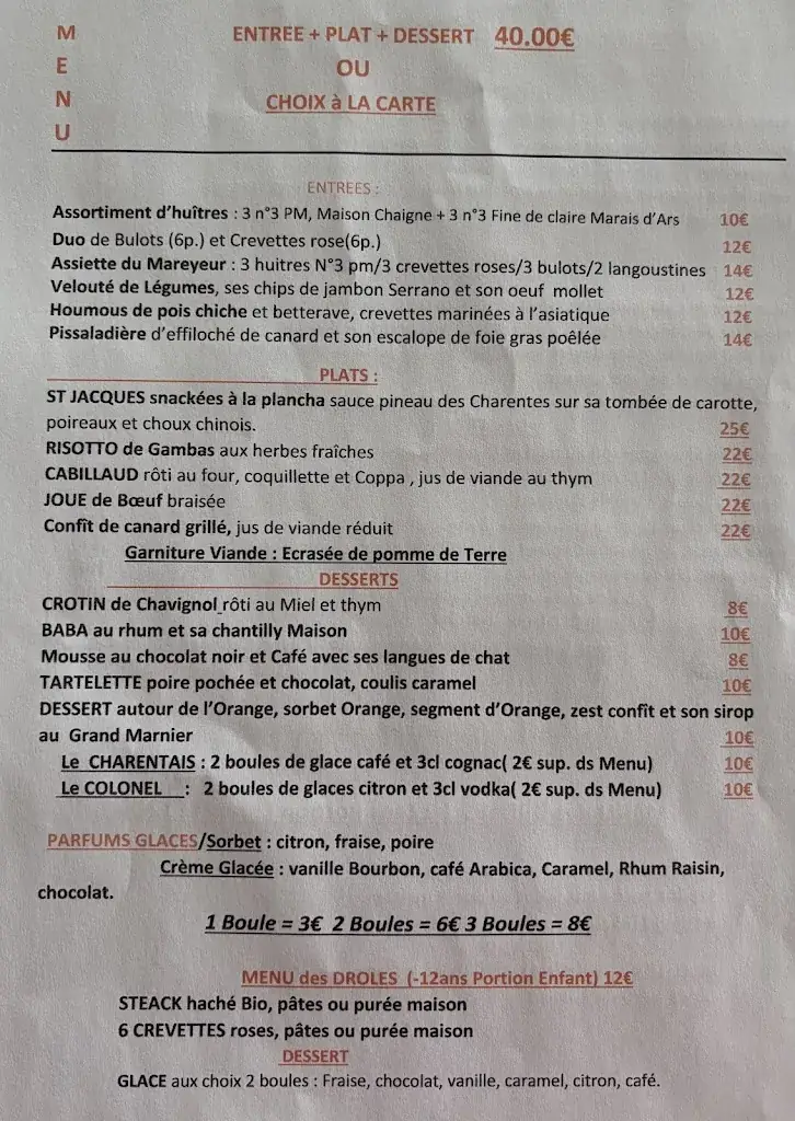 Menu_LES VIVIERS - Restaurant_Rivedoux-Plage_image_2