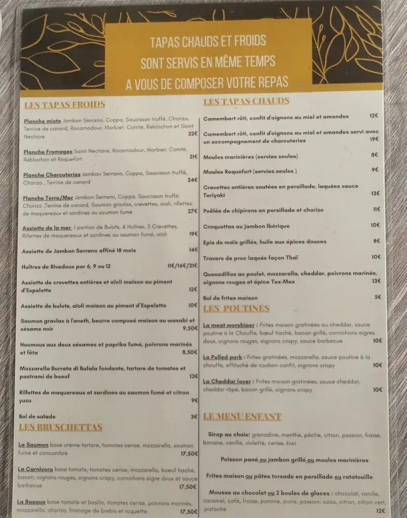 Menu_L'Âne Qui Tangue_Rivedoux-Plage_image_2