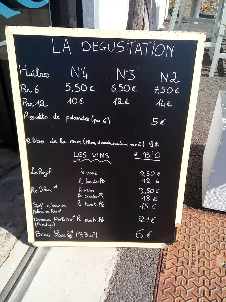 Menu_Huitres et Ma RÉ_Rivedoux-Plage_immagine_3