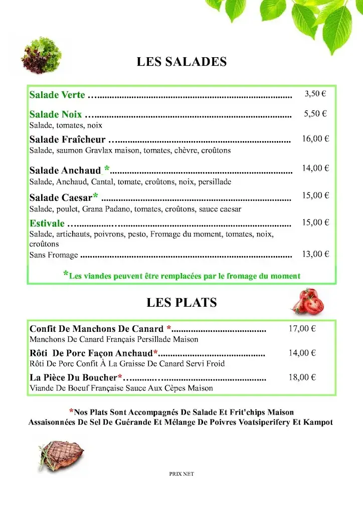 Menu_Hôtel Restaurant La Renaissance_Rouffignac-Saint-Cernin-de-Reilhac_image_2
