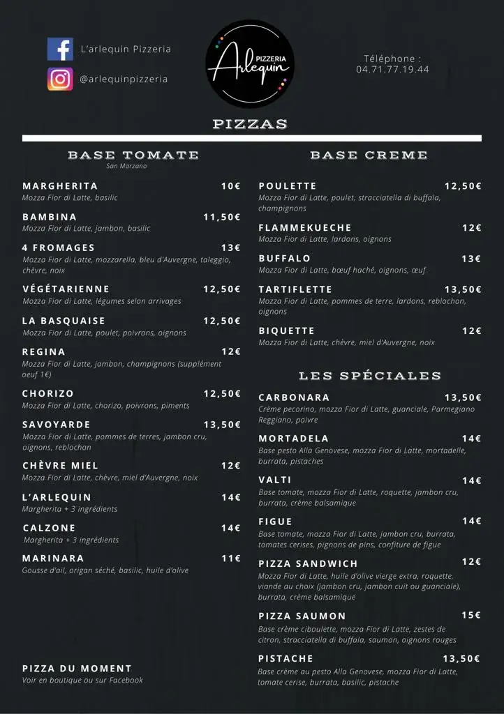 Menu_L'arlequin_Langeac_image_2