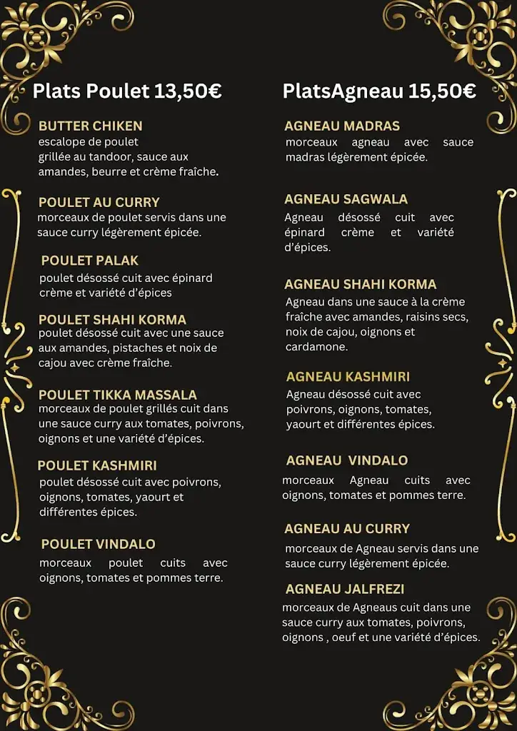 Menu_Restaurant Indien Taj Mahal Ribérac_Ribérac_image_1