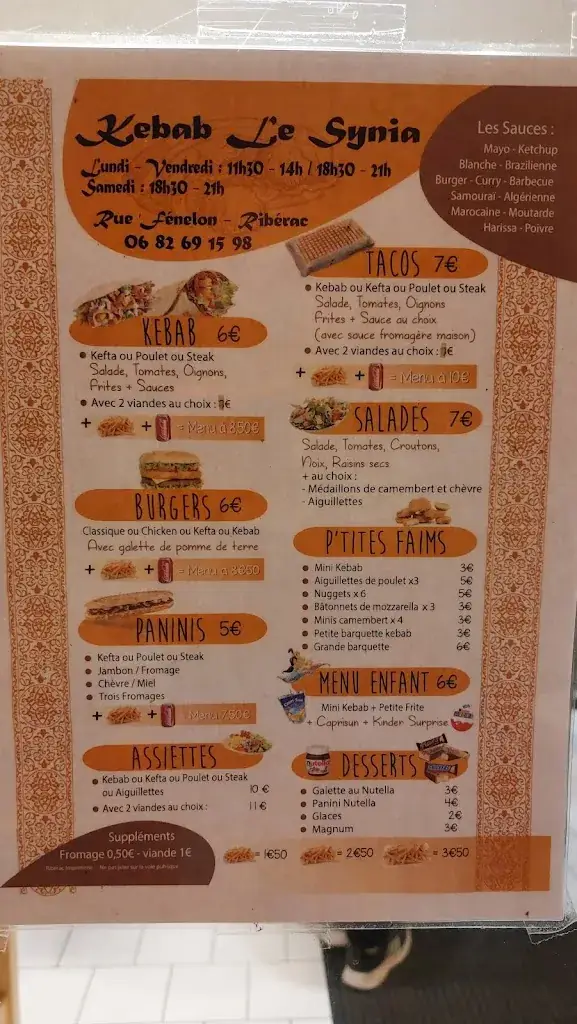 Menu_Le Synia_Ribérac_image_2